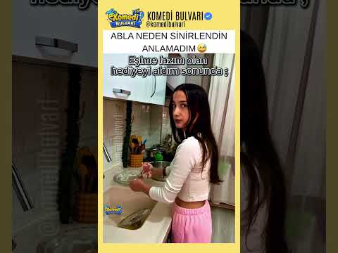 BENCE ÇOK GÜZEL HEDİYE ALMIŞ😂 #shorts #komikyorumlar