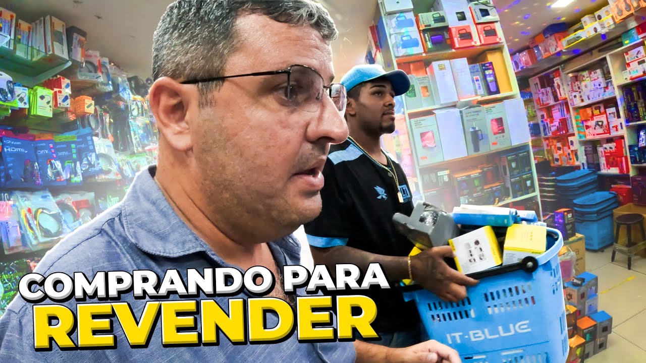 Fui comprar R$500 em eletrônicos na 25 de março para revender e fazer renda extra