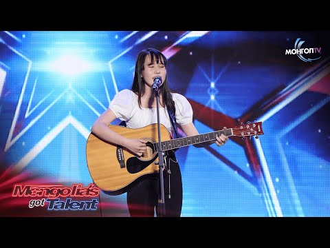 Anujin B | A girl with a guitar | Judge audition | Episode 4 | Mongolia's Got Talent 2023