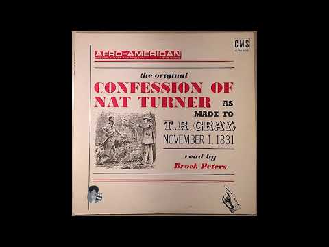 The Confession of Nat Turner | Read by Brock Peters (1968) | John Henrik Clark
