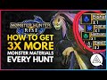 Monster Hunter Rise | How to Get 3x More Monster Materials Every Hunt!