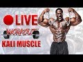 CHEST & SHOULDER WORKOUT ( 🔴 LIVESTREAM 🔴) Kali Muscle