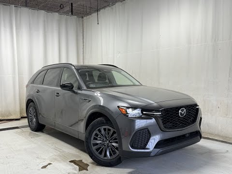2025 Mazda CX-70 MHEV GS-L AWD in Gray for sale at Park Mazda in Sherwood Park, AB