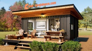 Shipping container house | Tiny house full tour