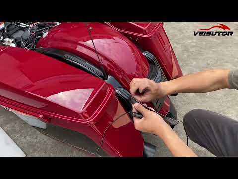Installation of VEISUTOR LED Side Saddlebag Tail Lights for Road Glide 2014-2023 Accessories