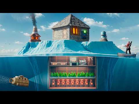 100+ Rocket Base Inside Iceberg! GLITCH Bunker In Rust