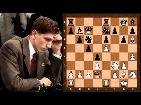 A fantastic desperado tactic - Bobby Fischer vs Edmar Mednis - 1957