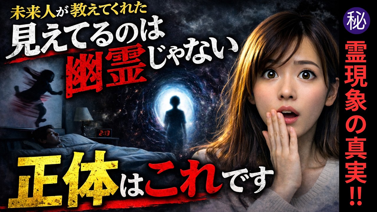 【未来人メルキ】霊現象の謎を解く…‼金縛りの正体／なぜ深夜に幽霊が出るの？／幽体離脱の真実／複数人で同時に起こる心霊現象の謎。