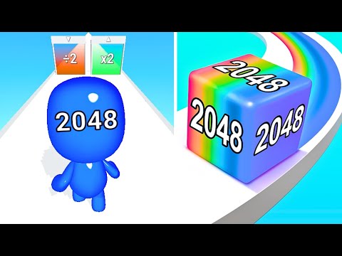 Jelly Run 2048  VS Man Runner 2048|🖤✅✅🖤|Walkthrough Max Gameplay DD8939