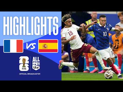 فرنسا 0-2 إسبانيا — أبرز اللقطات