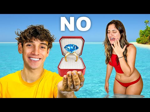 ❤️Le Pido Matrimonio en Peligrosa Isla Abandonada y esto pasó😭