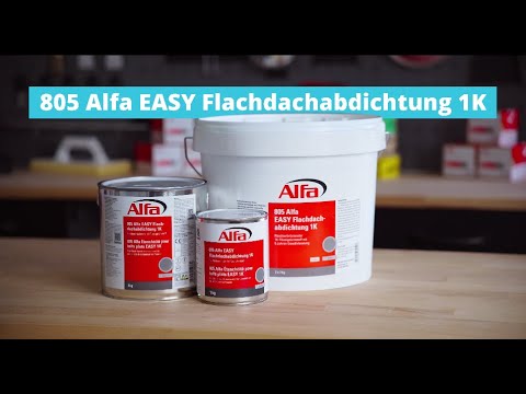 Flachdach, Garage oder Balkon selber abdichten – ganz einfach mit der Alfa EASY Flachdachabdichtung!
