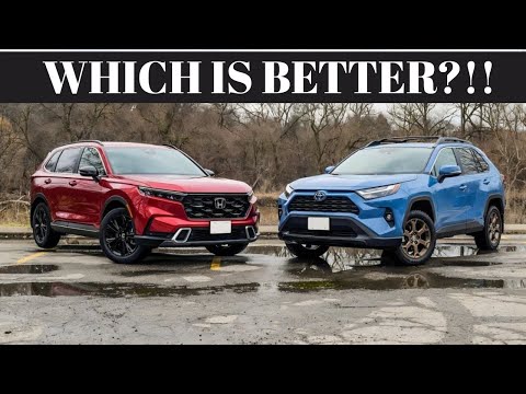 2025 Toyota RAV4 Vs. 2025 Honda CR-V: Which is the Better Compact SUV? (MUST WATCH)!
