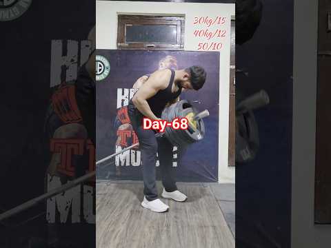 Winter Bulk Day -68Back & biceps workout#motivation