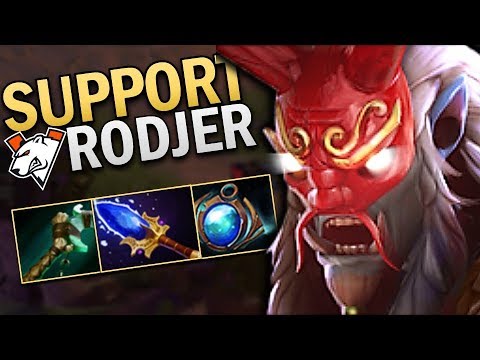 Dota Support Grimstroke with Aghanims by Rodjer TI9 Practice
