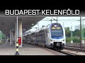 Vonatok A Forgalmas Nyári Időszakban Budapest Kelenföld Vasútállomás 2021