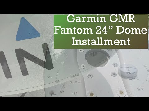 Garmin GMR Fantom 24 Dome Radar Installment