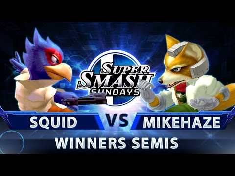 SSS 52 - Squid (Falco) vs. MikeHaze (Fox) - SSBM Top 32 Winners Semis - Smash Melee