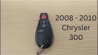 How To Replace or Change Chrysler 300 Remote Key Fob Battery 2008 - 2010