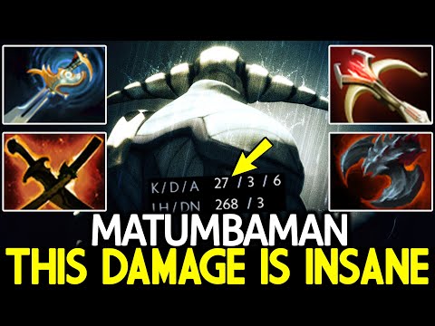 MATUMBAMAN [Sven] This Damage is Insane 3 Hit K.O Dota 2