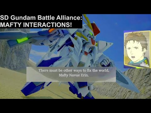 UNIQUE Mafty INTERACTIONS! #sdgundambattlealliance