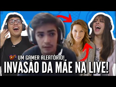 JOVENS REAGEM A INVASÃO DA MÃE NA LIVE - LIVES ENGRAÇADAS - UM GAMER ALEATÓRIO