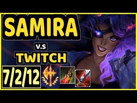 DEáDLY (SAMIRA) vs TWITCH - 7/2/12 KDA BOTTOM ADC CHALLENGER GAMEPLAY - EUW