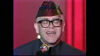Elton John Champs Elysées 25 02 1989 French TV Word in Spanish Town of plenty Your song + interview