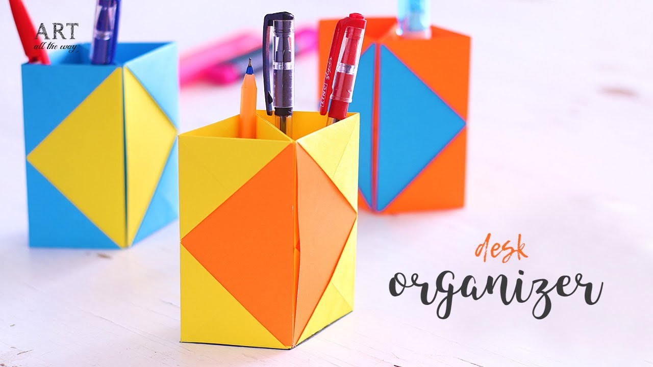 Creative DIY Desk Organizer | Back To School
