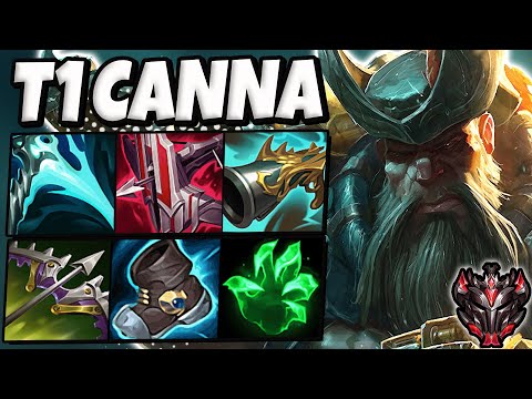 T1 Canna Gangplank vs Jax [ TOP ] Lol Grandmaster EUW Patch 11.20 ✅