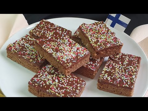 How to make Finnish Coffee Brownies - Mokkapalat recipe