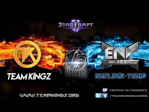 SC2 Clan War - Team Kingz vs Enclave - Game 3 - [Kingz]Bomber vs [ENV]Shasto