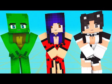 ZERO TWO DANCE MEME : MINECRAFT ANIMATION | BAGAS CRAFT LADYBUG AND MIKEY - FUNNY MONSTER SCHOOL