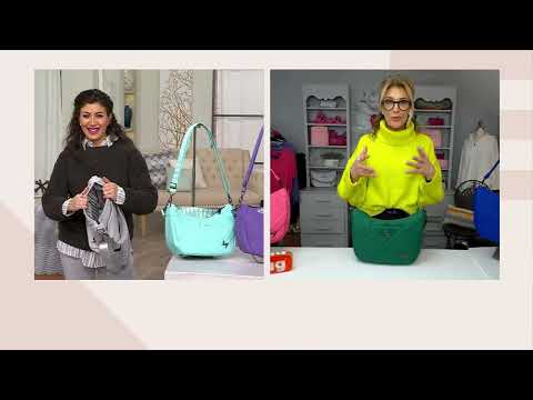 Lug Matte Luxe Shoulder Bag w/ Crossbody Strap - Harmony on QVC