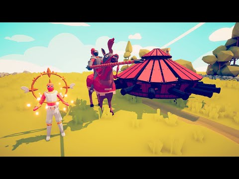 Da Vinci Tank & Jouster & Chronomancer vs 3x EVERY UNIT - Totally Accurate Battle Simulator