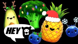 Hey Bear Sensory - Happy Holidays! - Christmas themed animation and music! - New Video!