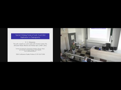 Dmitri Alekseevsky, Differential Geometry of special rank 3 Vinberg cones...