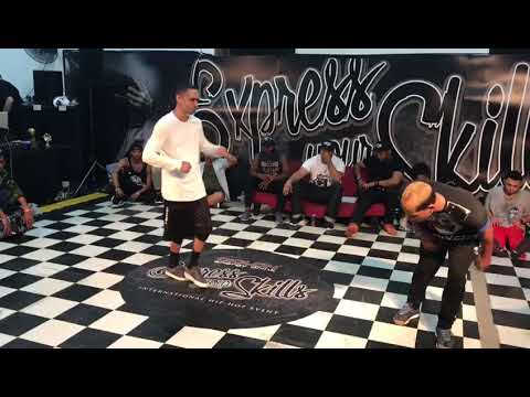 Bboy Gravedad rd vs menex pr final battle express your skill 2018