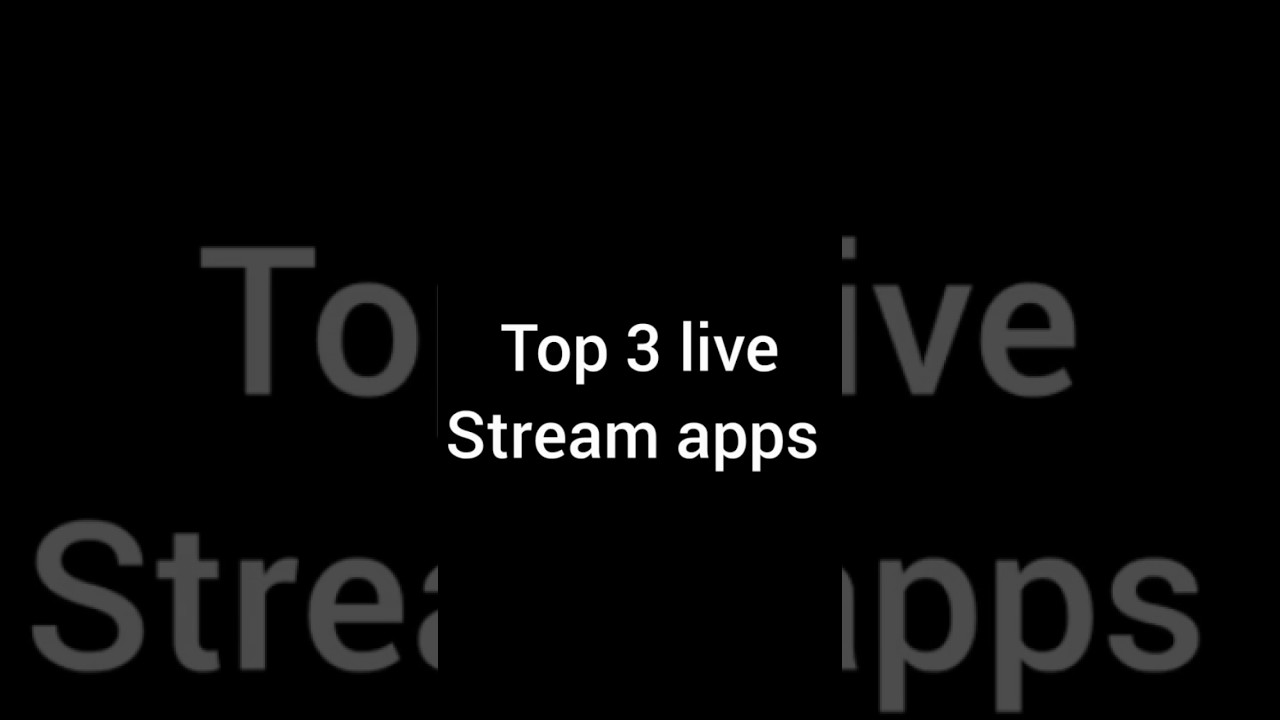 top 3 live stream apps in android play store #top3 #shortvideo #subscribe #viralshort