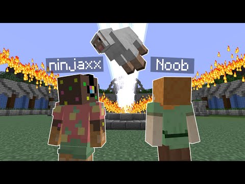 J'ai troll un Noob avec des Boss Wtf sur Minecraft..