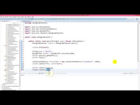 Java Nio Transfer Data Using Datagramchannel