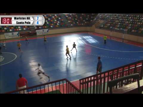 1 Jornada balonmano alevín masculino: Maristas Alicante vs Santa Pola.