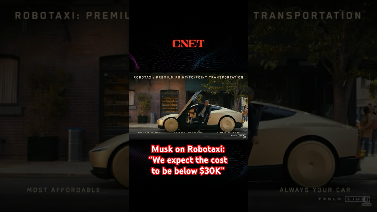 Elon Musk on Robotaxi Costs vs Mass Transit