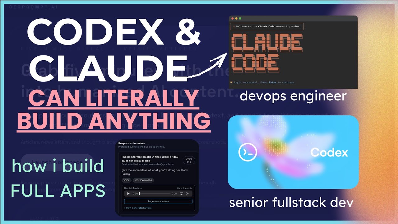 Codex + Claude Code just Killed Every Other AI Dev (INSANE)