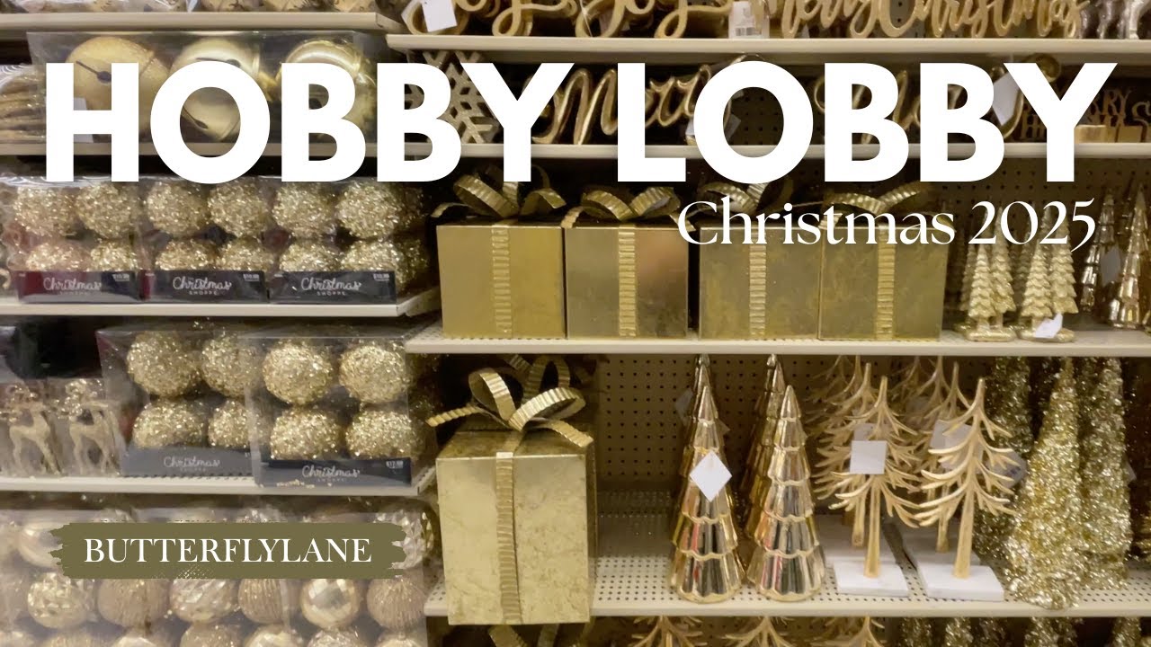 Hobby Lobby Christmas 2025 Shop With Me! 🎄 NEW Holiday Decor Walkthrough