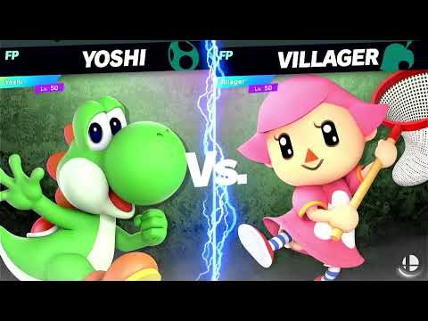 Super Smash Bros Ultimate Amiibo Fights Yoshi vs the World EX vs Villager