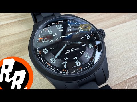 Hamilton Khaki Field PVD Blacked Out 42mm (Saltzmans Watches)