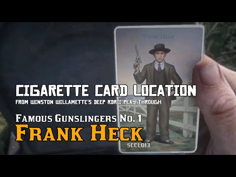 Famous Gunslingers 1: Frank Heck - Cigarette Card Location [RDRII]
