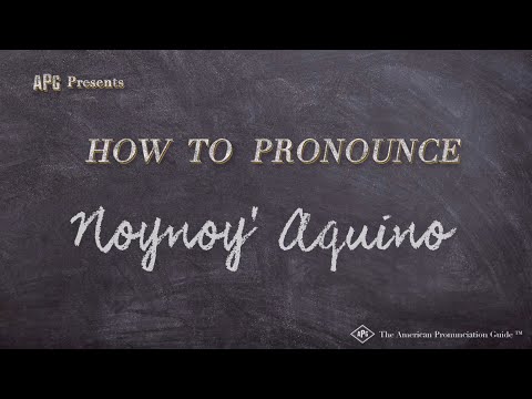 How to Pronounce Noynoy' Aquino (Real Life Examples!)