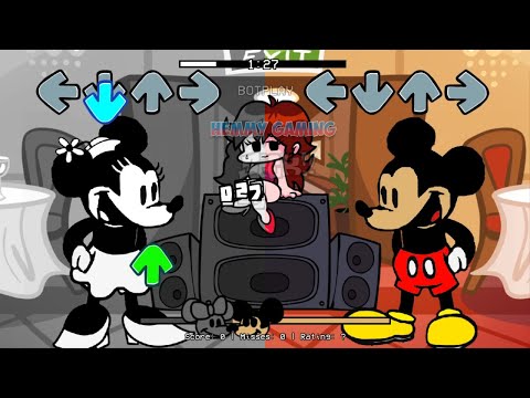 Mickey Mouse sings My Battle FULL | FNF VS Suicide Mouse Repainted Vs Craziness Injection Vs TABI